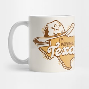 I'm Moving to Texas // Retro Texan Pride Mug